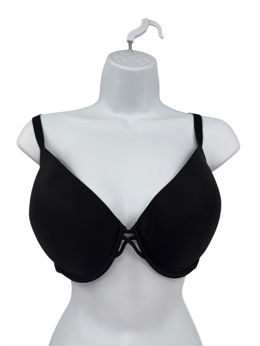 Soma Lightly Lined Plunge Bra Size 38DD Underwired Black